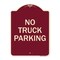 Signmission No Parking No Truck Parking Heavy-Gauge Aluminum Architectural Sign, 24" x 18", BU-1824-23661 A-DES-BU-1824-23661 - alternate 1